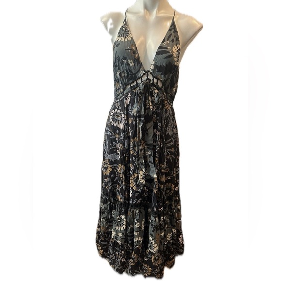 Free People Women’s Floral Cutout Maxi Dress - Picture 3 of 5